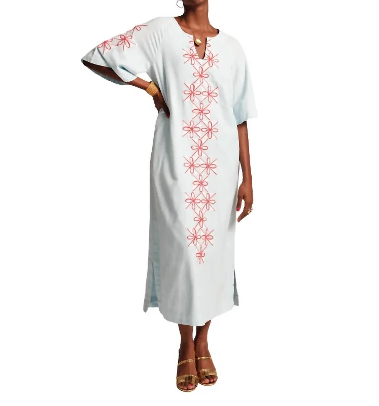 Avant-Garde Style Promotions Charming Caftan In Light Blue
