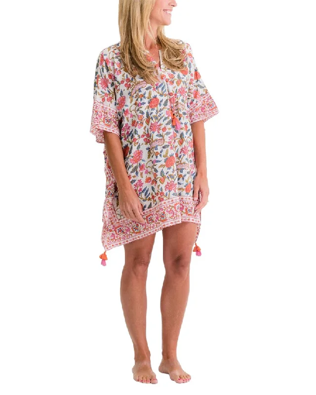 Quick Grab Deals Pomegranate Drawstring Beach Cover-Up
