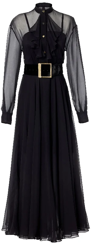 Women's Trendy Outfit Trend Alert Maxi Dress With Ruffle Top