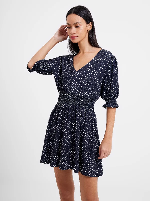 Comfortable Women's Clothing Limited Edition Meadow Dea 3/4 Sleeve Mini Dress