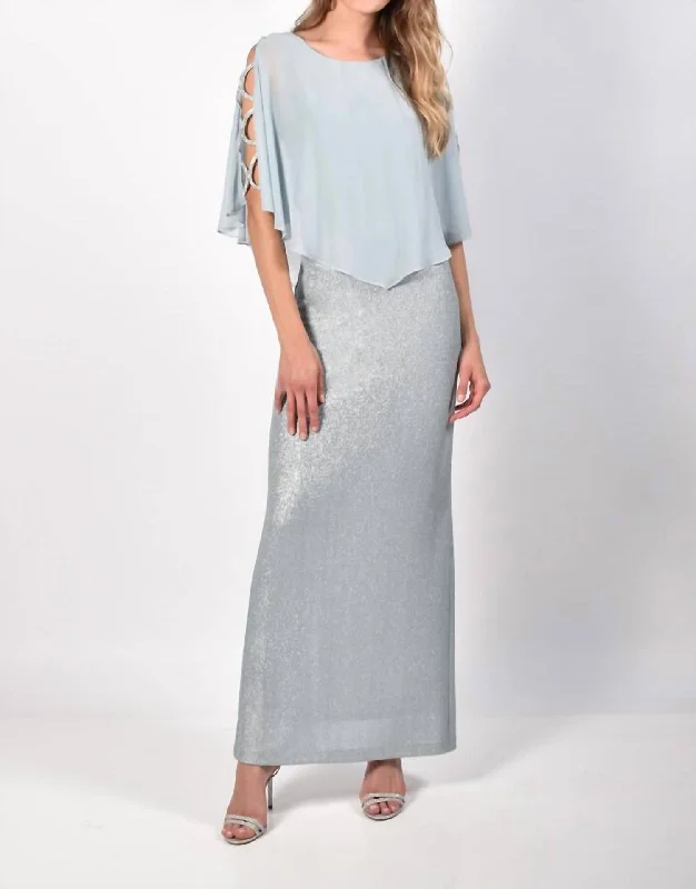 Fashion Forward Femininity 218320F In Aqua