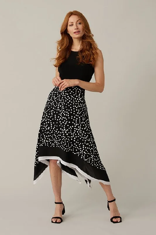 Women's Travel Apparel Massive Selection Sale Joseph Ribkoff Polka-Dot Sleeveless Dress