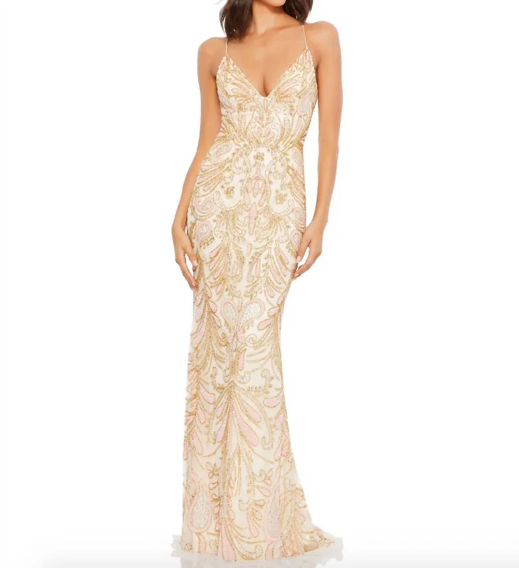 Contemporary Fashion Sale 5309 In Champagne