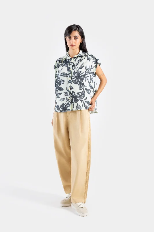 Women's Evening Outfit Big Savings Floral Printed Shirt