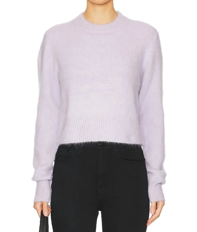 Casual Clothes For Women Effortless Style Sara Sweater In Heather Wisteria