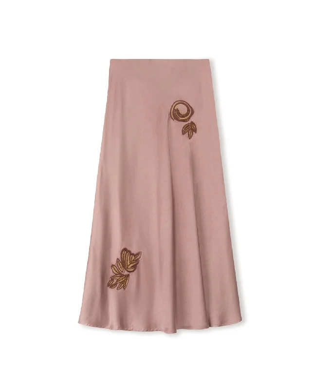 Stylish Women's Garments Unbeatable Prices Richard Slip Skirt With Appliques