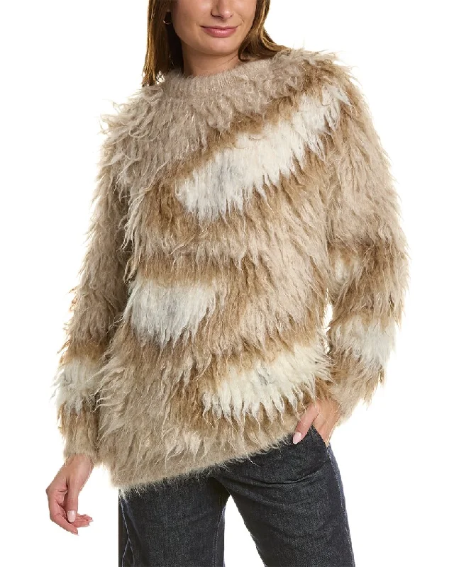 Women's Luxury Apparel Must-Have Styles Brunello Cucinelli Mohair & Alpaca-Blend Sweater